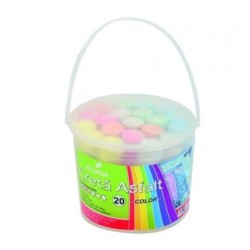 Creta Rotunda Colorata ECADA, 20 Buc/Set, Diametru 22.5 cm, Ambalare Tip Galeata, Creta Asfalt, Creta pentru Desene Asfalt, Creta pentru Scoala, Set Crete, Crete Colorate, Creta Color Rotunda, Set Creta Scolara Creta Rotunda Colorata ECADA, 20 Buc/Set, Diametru 22.5 cm, Ambalare Tip Galeata, Creta Asfalt, Creta pentru Desene Asfalt, Creta pentru Scoala, Set Crete, Crete Colorate, Creta Color Rotunda, Set Creta Scolara
