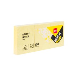 Set 300 Notite Adezive Deli Stick Up, 38x51 mm, Galben, Bloc Notite Adezive, Notite Adezive la Bloc, Set de Notite Adezive, Sticky Notes, Post It Notes, Notite Sticky, Bloc de Notite Adezive, Notite Adezive Colorate, Notite Adezive Galbene