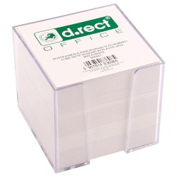Cub Hartie Alba D.Rect, 800 Coli, 9x9 cm, Suport Plastic Cub Hartie Alba D.Rect, 800 Coli, 9x9 cm, Suport Plastic