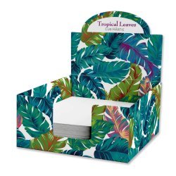 Cub de Hartie Tropical Leaves, 9x9 cm, 500 File/Set, Albe, in Cutie, Notite cu Suport, Notes, Notes Adaconi, Notes Cub de Hartie, Bloc Notite Albe, Post-it din Hartie, Accesorii Birou Cub de Hartie Tropical Leaves, 9x9 cm, 500 File/Set, Albe, in Cutie, Notite cu Suport, Notes, Notes Adaconi, Notes Cub de Hartie, Bloc Notite Albe, Post-it din Hartie, Accesorii Birou
