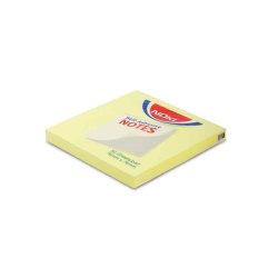 Set 80 Notite Adezive Noki, 76x76mm, Galben Lamaie, Notite Adezive Colorate, Notite Adezive pentru Documente, Notite Adezive pentru Scoala, Notite Adezive pentru Birou, Sticky Notes Galbene, Sticky Notes Colorate
