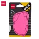 Notite Adezive Deli Stick Up, 25 File/Set, Model Iepuras, Roz, 76x76 mm, Notite Adezive Color, Notite Adezive Colorate, Biletele Adezive Color, Bloc Notes Adeziv Color, Notite Autoadeziv Color, Notite Adezive Stick Up, Notite Adezive Color Stick Up