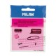 Notite Adezive MILAN, 76x76 mm, 50 File, Plastic Roz Fluorescent, Bloc Notes, Post-it, Sticky Notes, Bloc de Hartie, Memo Adeziv, Set Notite Adezive, Post-it-uri, Notite pentru Birou, MILAN Post-it