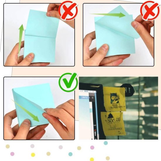 Notite Adezive Milan, Super Sticky, 90 File, 76x127 mm, Albastru Pal, Bloc Notes, Post-it, Sticky Notes, Bloc de Hartie, Notite Adezive, Post-it-uri, Notite pentru Birou, Memo Adezive