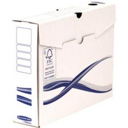 Cutie Arhivare Fellowes pentru Documente A4, Capac Pliabil, 250x77x325 mm, 100% Reciclabil, Alb, Cutie pentru Documente, Cutie Carton pentru Documente, Cutie pentru Acte, Cutie pentru Hartii, Cutie Arhivare Documente, Cutie Arhivare A4