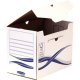 Cutie Arhivare Fellowes pentru Documente A4, Capac Pliabil, 250x147x325 mm, 100% Reciclabil, Alb, Cutie pentru Documente, Cutie Carton pentru Documente, Cutie pentru Acte, Cutie pentru Hartii, Cutie Arhivare Documente, Cutie Arhivare A4