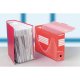 Cutie Arhivare A4 din Carton Esselte Boxy, Cotor 8 cm, Rosu, Cutie Carton pentru Documente, Cutie Carton in Format A4, Cutie A4 Carton Colorat, Cutie pentru Acte, Cutie pentru Hartii,