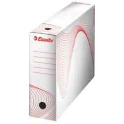 Cutie Arhivare A4 din Carton Esselte Boxy, Cotor 10 cm, Cutie Carton pentru Documente, Cutie Carton in Format A4, Cutie A4 Carton Simplu, Cutie pentru Acte, Cutie pentru Hartii