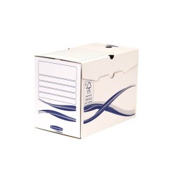 Cutie Arhivare Documente A4 Fellowes Bankers Box, Capac Pliabil, 250x197x325 mm, 100% Reciclabil, Alb, Cutie pentru Documente, Cutie Carton pentru Documente, Cutie pentru Acte, Cutie pentru Hartii, Cutie Arhivare Documente, Cutie Arhivare A4