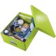 Cutie Depozitare Mare din Carton Solid Laminat Leitz Click and Store, 369x200x482, Verde, Cutie Carton Colorata, Cutie Depozitare Verde, Cutie Mare pentru Obiecte, Cutie Mare Simpla, Cutie Rezistenta