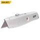 Cutter Utilitar Deli, Aluminiu, Lama SK4, Buton Auto Blocare, Cutter cu Lame, Cutter Craft, Cuttere pentru Craft, Cutter Deli, Cuttere Deli, Cuttere cu Lame Interschimbabile, Cutter Perforare, Cuttere pentru Perforare