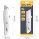 Cutter Utilitar Deli, Aluminiu, Lama SK4, Buton Auto Blocare, Cutter cu Lame, Cutter Craft, Cuttere pentru Craft, Cutter Deli, Cuttere Deli, Cuttere cu Lame Interschimbabile, Cutter Perforare, Cuttere pentru Perforare