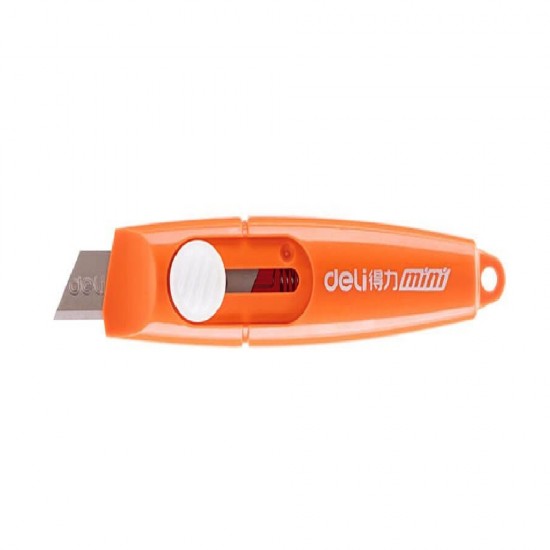 Cutter Mic Deli Mini, Portabil, cu Sina, Portocaliu, Cutter Mic, Cutter Mic Portabil, Cutter Mic Portabil cu Sina, Cutter Deli Mini, Cutter Portocaliu Deli Mini, Cutter Mic Deli Mini, Cutter Mic Portabil Deli Mini, Cuttere Mici