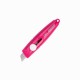 Cutter Mic Portabil cu Sina Deli Mini, Roz, Cutter Portabil pentru Buzunar, Mini Cutter pentru Breloc, Cutter cu Sina Mic, Deli Cutter Roz