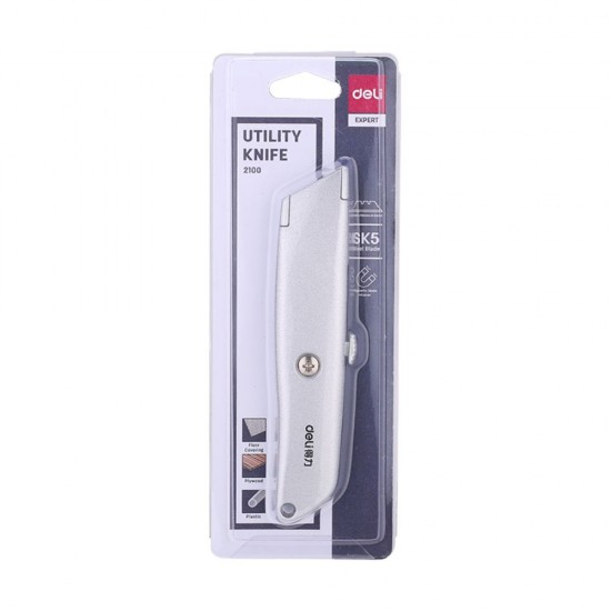 Cutter Utilitar Deli din Aluminiu, Lama Magnetica, Cutter Utilitar, Cutter Utilitar din Aluminiu, Cutter cu Lama Magnetica, Cutter Utilitar din Aluminiu cu Lama Magnetica, Cutter Utilitar Deli, Cutter Utilitar Deli din Aluminiu, Cuttere Profesionale