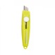 Cutter Mic Portabil cu Sina Deli Mini, Galben, Cutter Portabil pentru Buzunar, Mini Cutter pentru Breloc, Cutter cu Sina Mic, Deli Cutter Galben