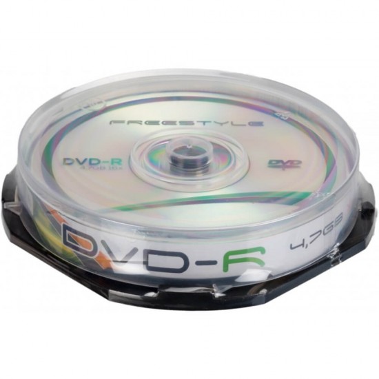 Set 10 DVD-R OMEGA Freestyle, 4.7 GB, Viteza 16X, DVD, Set DVD, Set 10 DVD, Set DVD-uri, DVD-uri pentru Muzica, DVD-uri pentru Jocuri, DVD-uri pentru Poze, DVD-uri pentru Inregistrare, DVD 4.7 GB