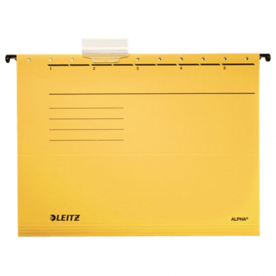 Dosar Suspendabil A4 Leitz Alpha, Galben, Dosar Documente, Dosar pentru Documente, Dosar Suspendabil A4, Dosar Suspendbil Leitz
