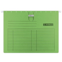 Set 5 Dosare Suspendabile A4, cu Sina si Eticheta, Max. 400 Coli, Verde, Dosare pentru Arhivare, Dosare Carton