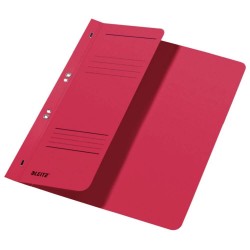 Dosar Carton Leitz, A4, cu Sina si Capse, Coperta 1/2, Rosu, Dosar cu Sina si Capse, Dosar cu Capse si Sina, Dosar cu Jumatate de Coperta, Dosar cu  Coperta Partiala, Dosar de Carton cu Sina si Capse, Dosar de Carton cu Capse si Sina