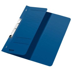 Dosar Incopciat Leitz, A4, Carton, cu Sina, Coperta 1/2, Albastru, Dosar cu Sina si Copci pentru Incopciat, Dosar cu Copci si Sina pentru Incopciat, Dosar cu Jumatate de Coperta pentru Incopciat, Dosar cu Coperta Partiala