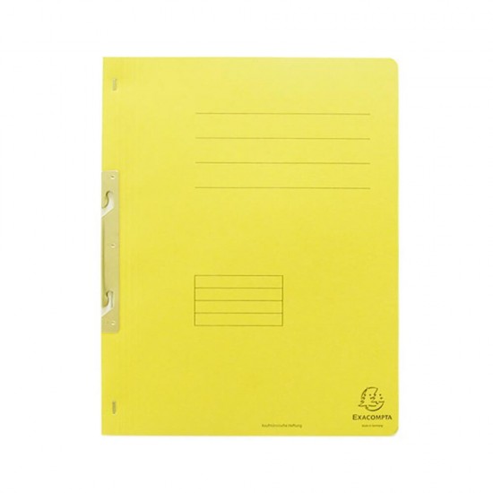 Dosar Carton Incopciat 1/1 Exacompta, Galben, Dosar din Carton, Dosare Carton, Dosare de Carton, Dosar de Carton, Dosar Colorat, Dosar Carton Colorat, Dosac Stocare Documente, Dosar pentru Documente Perforate