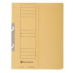 Dosar Carton Incopciat 1/2 Exacompta, Galben, Dosar din Carton, Dosare Carton, Dosare de Carton, Dosar de Carton, Dosar Colorat, Dosar Carton Colorat, Dosar Stocare Documente, Dosar pentru Documente Perforate