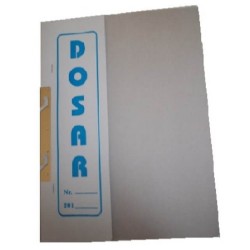 Dosar A4 din Carton Incopciat 1/2 cu Gheara - Mapa Documente