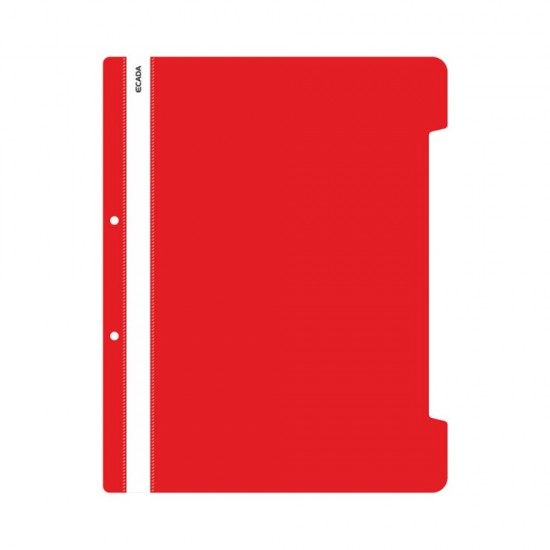 Set 50 Dosare Plastic cu Sina ECADA, PVC, Rosu, Dosar Rosu, Dosare din Plastic, Dosar cu Sina, Dosare cu Sina, Dosar ECADA cu Sina, Dosar ECADA din Plastic, Dosar din Plastic pentru Documente, Dosare Scolare, Dosare ECADA