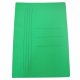 Dosar A4 cu Sina din Carton, 30 Buc/Set, Verde Intens, Dosar cu Sina, Plic pentru Documente, Dosar pentru Organizat 