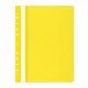 Dosare din Plastic cu Sina si Multiperforatii, 25 Buc/Set, 225x305 mm, Capacitate de 200 Coli, Culoare Galbena, Dosare din Plastic OFFICE Products, Dosar din Plastic pentru Documente, Dosar cu Sina Si Multiperforatii