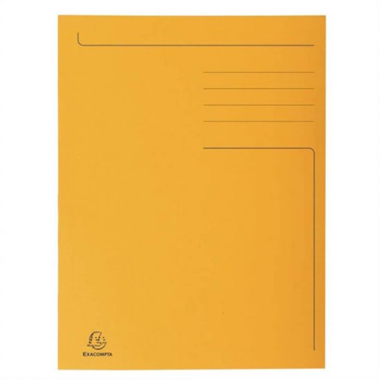 Dosar Carton A4 Plic Exacompta, Portocaliu, Dosar Classic A4, Dosar Format A4 Colorat Exacompta, Dosar Colorat in Format A4, Dosare din Carton Classice, Dosare Carton Exacompta, Dosar Portocaliu