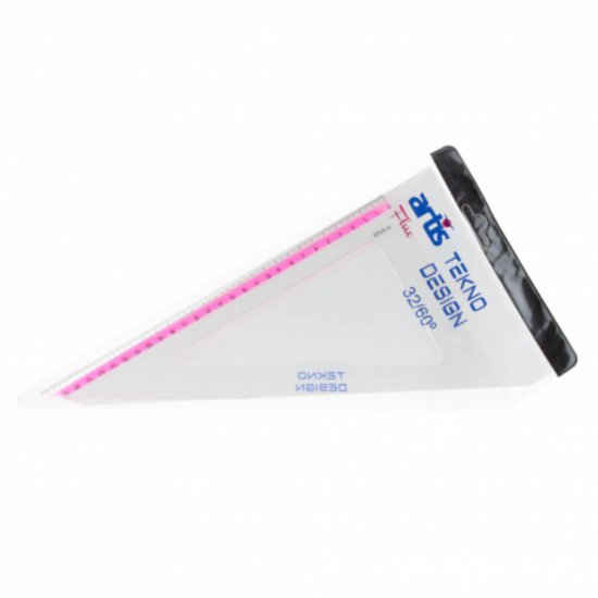 Echer Tekno, Unghi 30/60 Grade, 27 cm, Plastic, Incolor, Echer Plastic Transparent, Echer Geometrie, Echer Unghiuri, Echere Geometrie, Instrumente Geometrie, Trusa Geometrie, Echere Plastic, Echere Tekno Geometrie