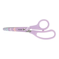 Foarfeca MILAN Sugar, 13.4 cm, Lama Otel Inoxidabil, Lila, Foarfece Lucru Manual, Foarfece MILAN Scoala, Foarfece MILAN pentru Craft, Foarfeca Universala, Foarfeca de Birou, Foarfeca pentru Hartie si Carton