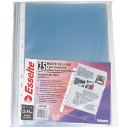 Set 25 Folii Protectie Documente Esselte Maxi, A4, 100 Microni, Folie Protectie Documente, Folie A4 de Protectie, Folie A4 Protectie Documente, Folii Protectie Esselte Documente, Set Folii Protectoare