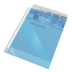 Set 10 Folii Protectie Documente A4 Esselte, 55 Microni, Albastra, Folie Protectie Documente, Folii A4, Folii A4 Protectie, Folii pentru Documente, Folii Transparente Protectie, Folie Transparenta Protectie, Folie Transparenta Documente