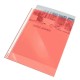 Set 10 Folii Protectie Documente A4 Esselte, 55 Microni, Rosie, Folie Protectie Documente, Folii A4, Folii A4 Protectie, Folii pentru Documente, Folii Transparente Protectie, Folie Transparenta Protectie, Folie Transparenta Documente