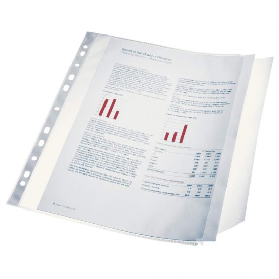 Set 10 Folii Protectie Documente A4, 100 Microni, Clapa Laterala, Folie Protectie Documente, Folii pentru Documente, Folii Transparente Protectie, Folie cu Clapa, Folie Documente, Folie Transparenta Protectie, Folie Transparenta Documente, Folii Documente