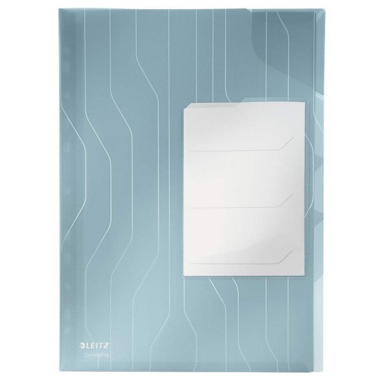 Mapa cu 3 Separatoare CombiFile Jumbo din Plastic Leitz, 3x20 Coli, Albastra, Mape Documente, Mapa cu Separatoare, Mapa pentru Documente, Mapa Protectie Documente, Mapa Biblioraft, Mapa Caiet Mecanic, Mapa Folie, Mapa cu Perforatii