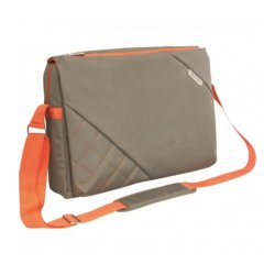 Geanta Laptop Platinet, 15.6 Inch, Nylon, 39.5x31.5x12.5 cm, Buzunar cu Fermoar, Beige, Geanta pentru Laptop, Genti pentru Laptop, Geanta Laptop 15.6 Inch, Geanta Laptop pentru Birou, Geanta de Laptop, Geanta Laptop Nylon