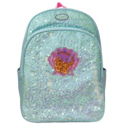 Ghiozdan Ecada, 2 Fermoare, Bretele Captusite, Model Scoica, Poliester, Multicolor, Ghiozdan Scolar, Ghiozdan Scolari, Ghiozdane Scoala, Ghiozdan Adolescenti, Ghiozdane Ecada, Ghiozdan Multicolor, Ghiozdan Mare, Rechizite Scolare