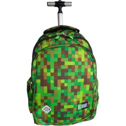 Ghiozdan Tip Troller Majewski, Baieti, 3 Compartimente, 2 Buzunare, TB-01, Master Gamer, Gama St. Right, Verde