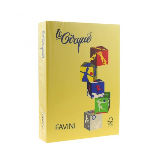 Hartie Colorata FAVINI 500 File, A3, 80 g/m², Galben Inchis, Coli Hartie, Hartie Speciala, Coli A3 Colorate, Hartie Colorata Galbena, Coli A3 Colorate, Top Hartie Colorata, Top Hartie A3 Color, Hartie Xerox Colorata