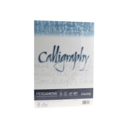 Hartie Caligrafica Favini A4, Tip Pergament, 50 Coli/Top, 190 g/m², Culoare Alb, Hartie pentru Caligrafie, Hartie Ilustratie, Foi de Caligrafie, Hartie pentru Caligrafie, Hartie pentru Ilustratii, Hartie Schite