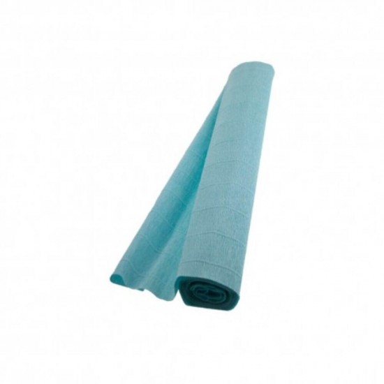 Hartie Floristica DACO, 50x250 cm, 5 Buc/Set, 180 g/m², Albastru Deschis, Hartie Creponata Floristica, Hartie Modelare Flori, Rola Hartie Creponata Floristica, Hartie Floristica 180 g, Rola Hartie Floristica, Hartie Floristica Colorata