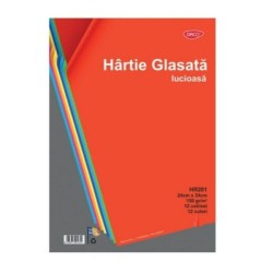 Hartie Glasata Lucioasa DACO, 24x34 cm, 12 Coli/Top, 150 g/m², 12 Culori, Hartie Glasata, Hartie Glasata Lucioasa, Hartie Glasata Colorata, Hartie Glasata Culori Asortate, Hartie Glace, Hartie Glase, Rechizite Scolare Hartie Glasata Lucioasa DACO, 24x34 cm, 12 Coli/Top, 150 g/m², 12 Culori, Hartie Glasata, Hartie Glasata Lucioasa, Hartie Glasata Colorata, Hartie Glasata Culori Asortate, Hartie Glace, Hartie Glase, Rechizite Scolare