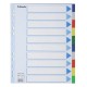 Index A4 Maxi Esselte, Plastic, cu 10 Separatoare Colorate, Index cu Separatoare Colorate, Index cu 10 Separatoare Colorate, Index de Plastic cu Separatoare, Index Arhiva, Index Dosar, Index Caiet Mecanic, Index Organizare, Index Biblioraft