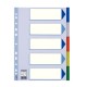 Index A4 Esselte, Plastic, cu 5 Separatoare Colorate, Index cu Separatoare Colorate, Index cu 5 Separatoare Colorate, Index de Plastic cu Separatoare, Index Arhiva, Index Dosar, Index Caiet Mecanic, Index Organizare