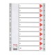 Index A4 Esselte, cu 10 Separatoare, Plastic, Gri, Index de Plastic 1-10 cu Separatoare, Index de Plastic Numerotat cu Separatoare, Index de la 1 la 10, Index Arhiva, Index Dosar, Index Caiet Mecanic, Index Organizare, Index Biblioraft