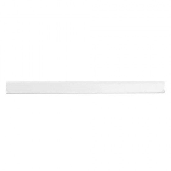 Set 10 Baghete din Plastic DONAU pentru Legat Documente, 8 mm, Capacitate 80 Coli, Lungime 297 mm, Culoare Alba, Baghete A4 Indosariere, Bagheta de Prindere Documente, Bagheta A4 din Plastic pentru Indosariere, Bagheta Arhivare, Accesorii Indosariere